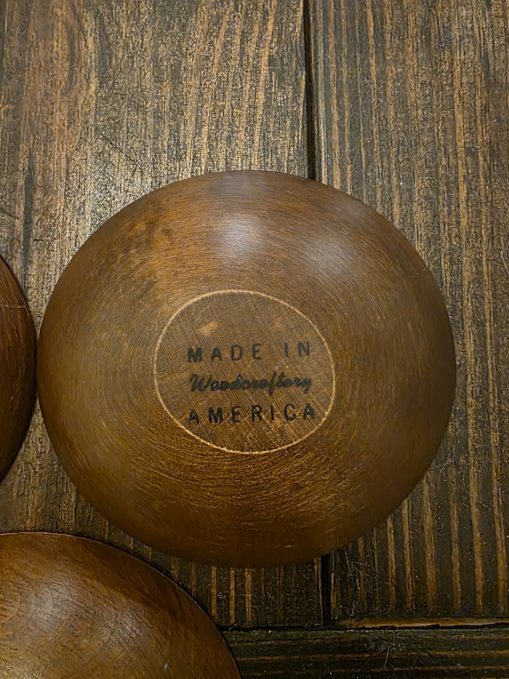 Wooden Bowl in Rich Brown